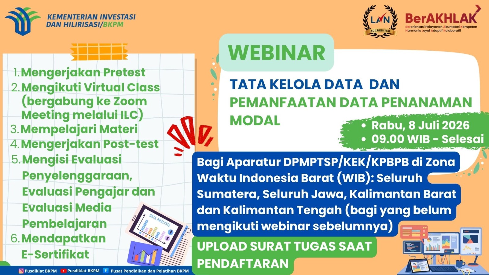 Webinar Tata Kelola Data dan Pemanfaatan Data Penanaman Modal