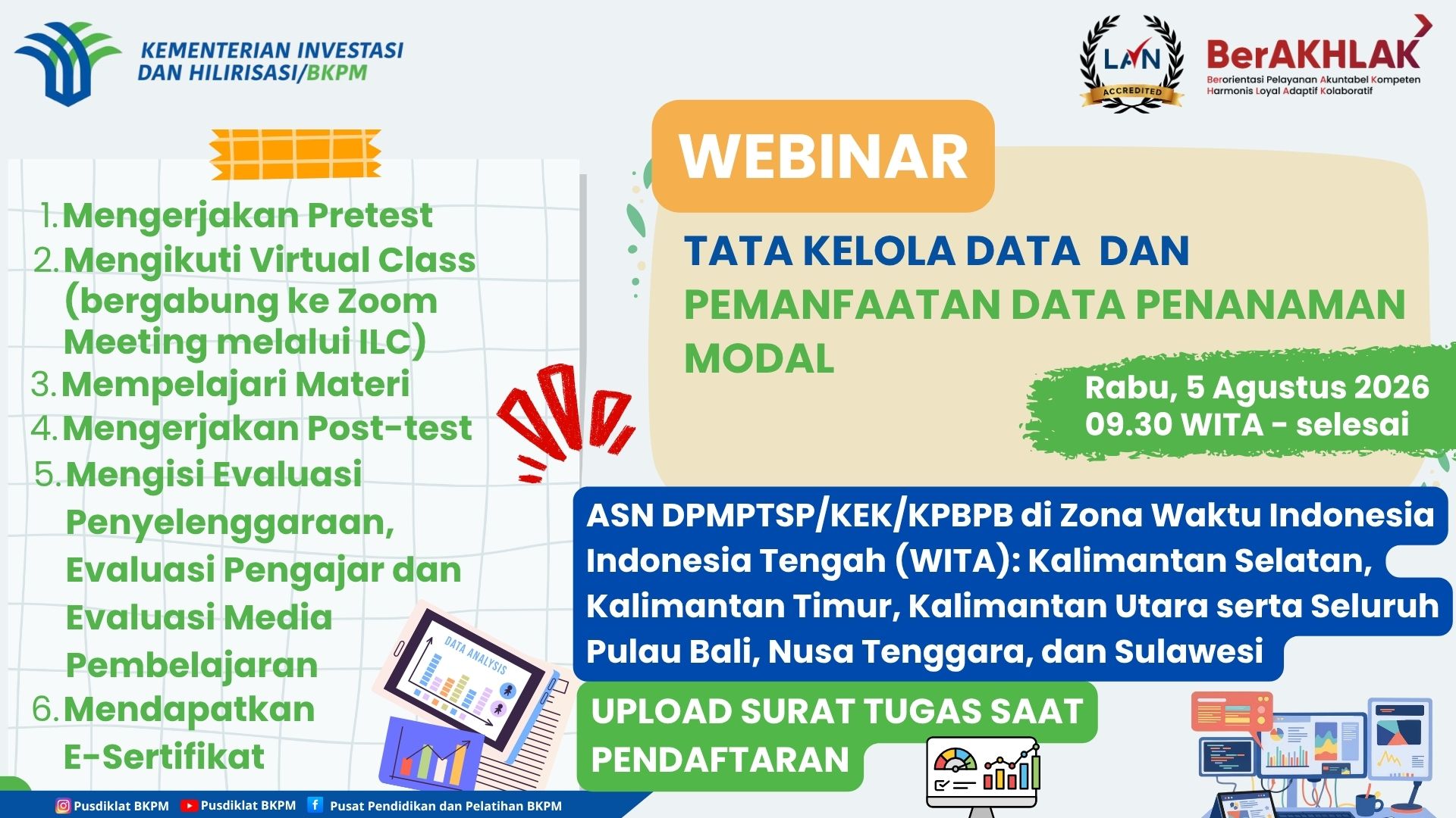 Webinar Tata Kelola Data dan Pemanfaatan Data Penanaman Modal