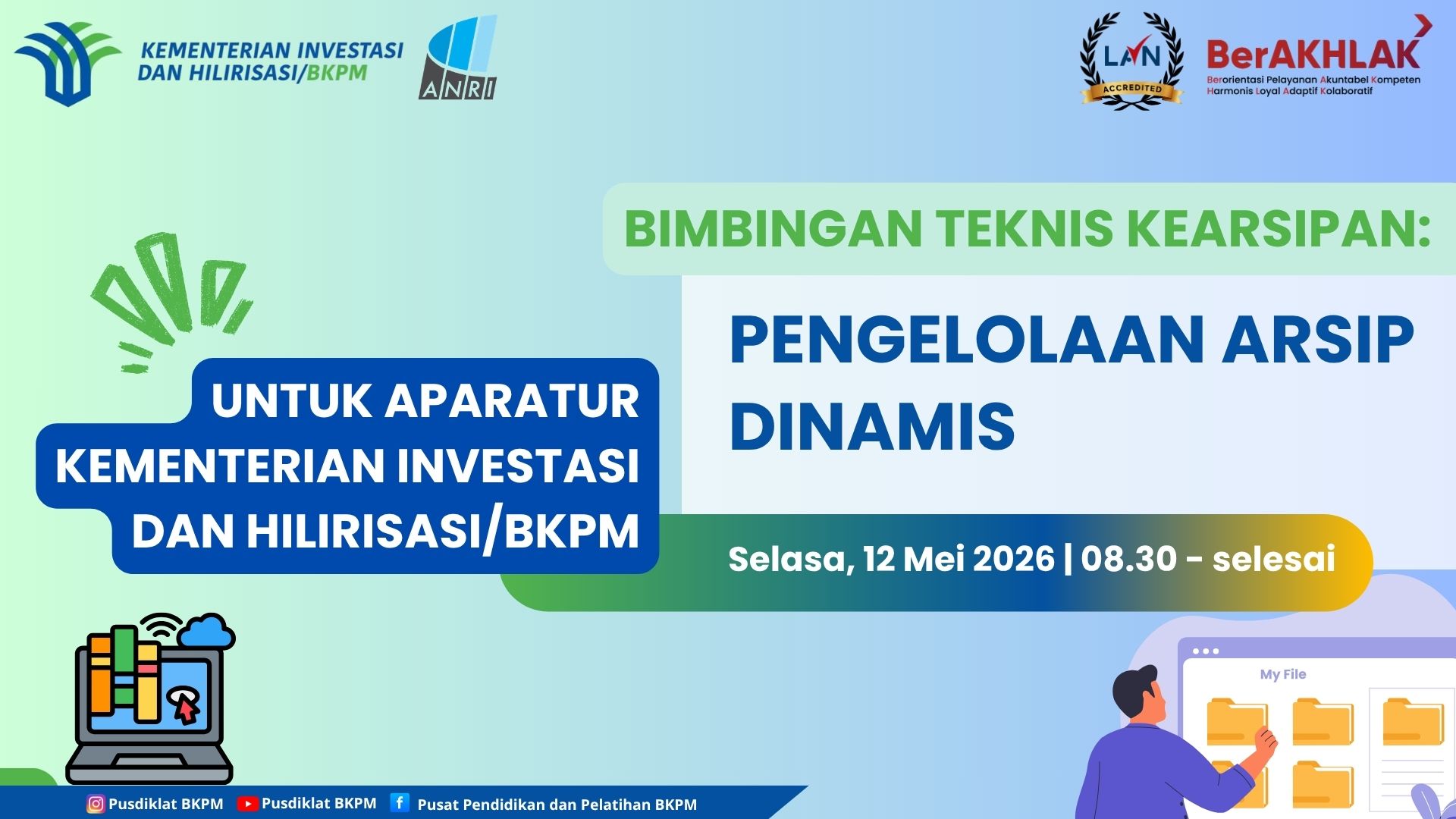 Bimbingan Teknis Kearsipan: Pengelolaan Arsip Dinamis
