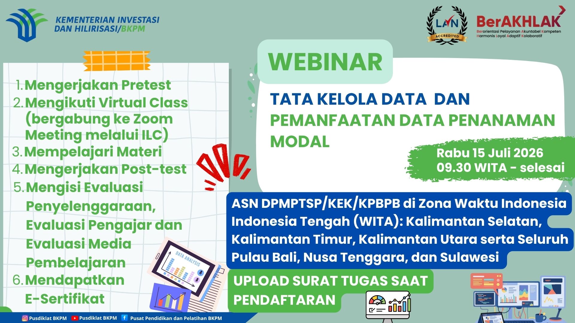 Webinar Tata Kelola Data dan Pemanfaatan Data Penanaman Modal