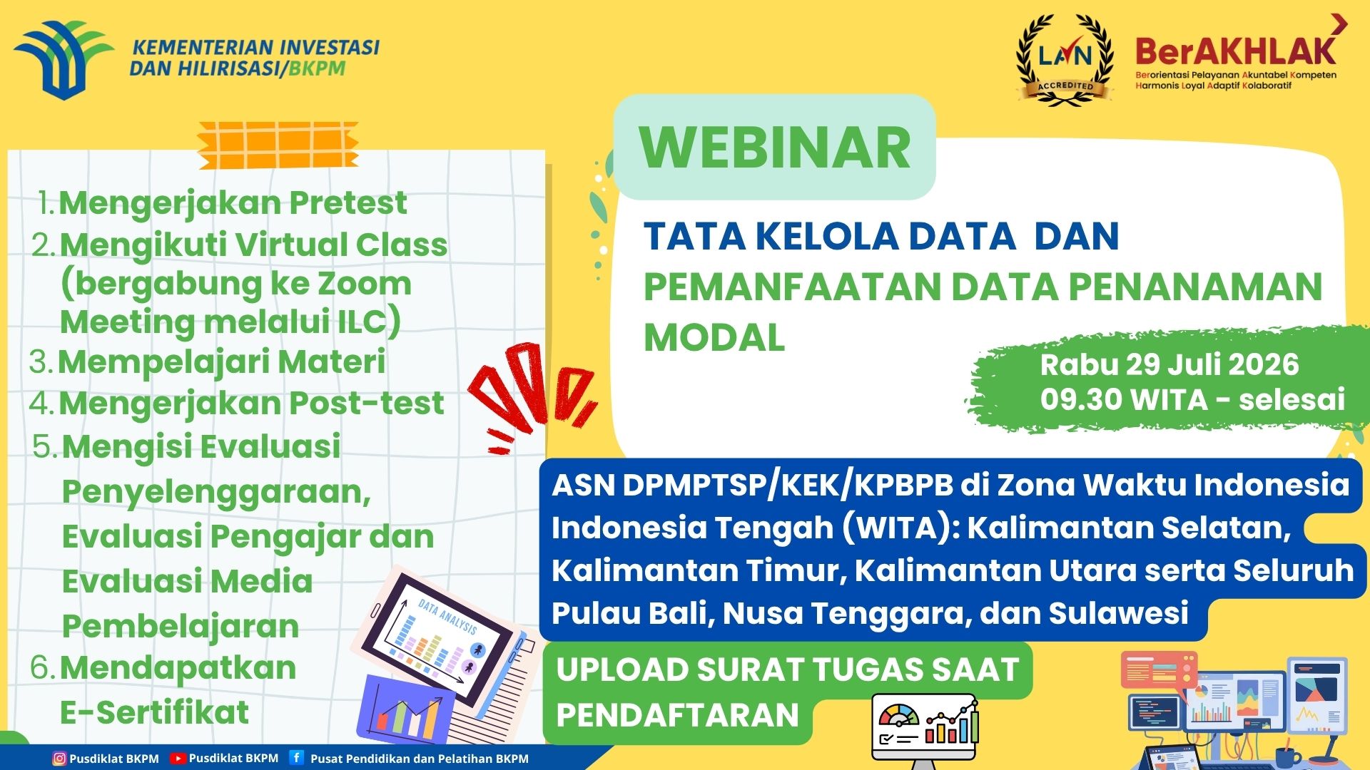 Webinar Tata Kelola Data dan Pemanfaatan Data Penanaman Modal